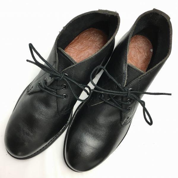 ADDISON SHOE COMP. Z41-1-1991/75 Steel Toe Boots U.S. Navy Service Shoes Black Size 6.5W 24.5cm(USED)