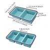 2/3 Grid Silicone Freezer Tray Freeze Preservation Mold  for Storing Broth, Leftovers, Rice, Sauce