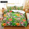 Tropical Green Plant Bedding Set Duvet Cover Set 3d Bedding Digital Printing Queen Size Bedding Set Fashion Design
