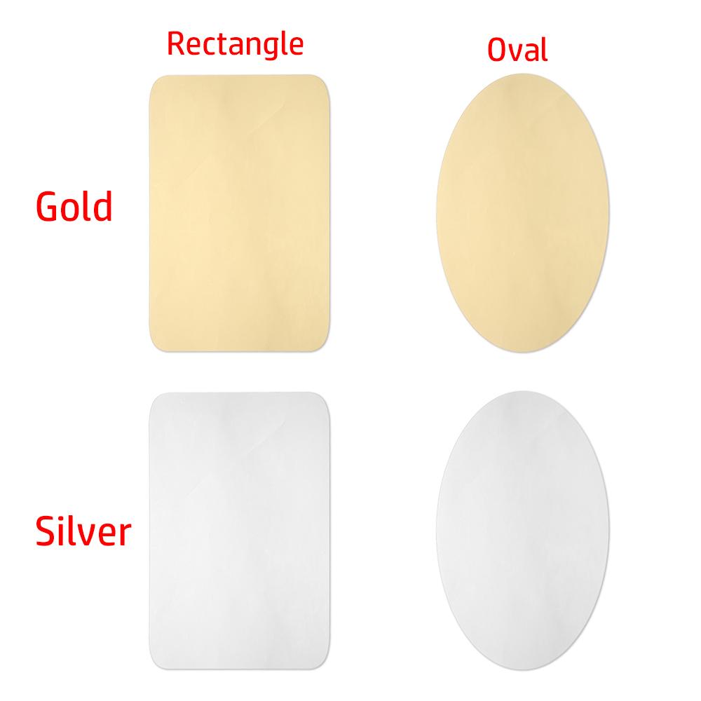 Self-adhesive Acrylic Mirror Wall Stickers Oval Rectangle Reflective Glass Decals Bathroom Dedroom Decoration