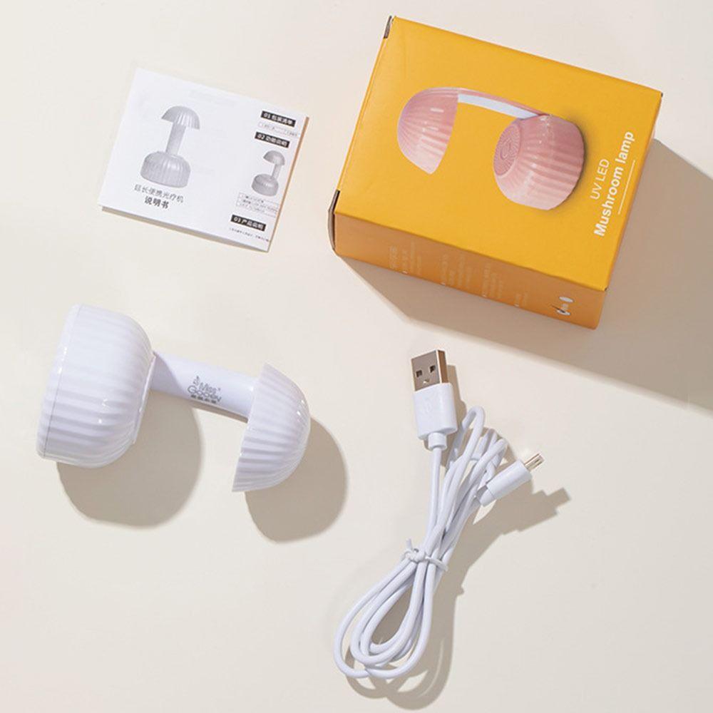 Type-C Charging Mini UV LED Nail Lamp Mushroom Shape Manicure Lamp Nail Art Tools Nail Art Tools
