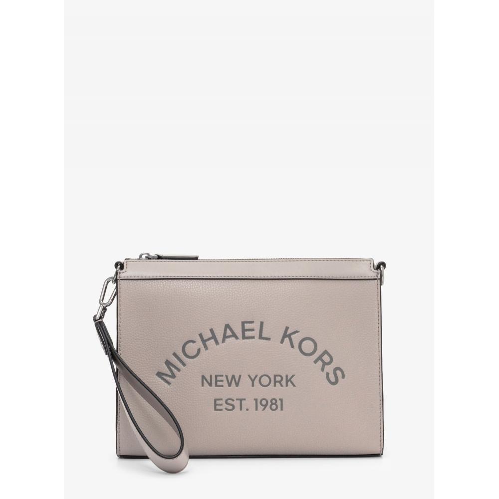 Michael Kors Cooper 3 In 1 Crossbody Pouch 37f6lcom2l35 Pearl Grey
