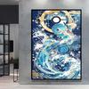Anime Posters Pokemon Umbreon Cartoon Character Picture HD Print Canvas Painting Home Children's Room Wall Decoration Gifts