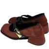 Mode Neu Frühling Retro eckige Spitze Damen Schuhe Modisch Flacher Ausschnitt Lässig Mittelhoch Elegant minimalistisch bequem Kleiderschuhe