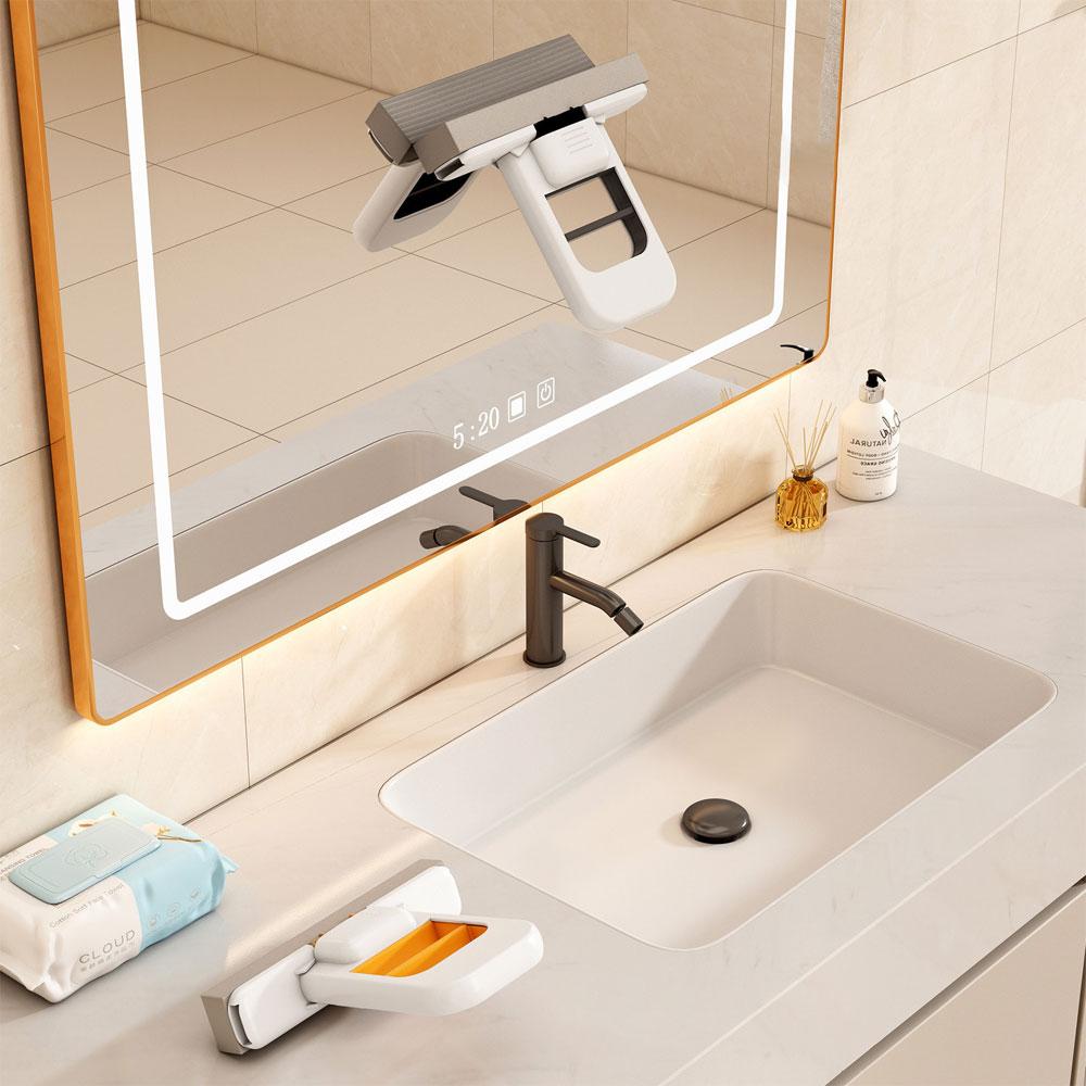 Mini-Schwammmopp Freihändige Reinigungswischer Mini Tragbarer Super Saugfähiger Mopp für Schreibtisch Boden Badezimmer Küche Glas Auto Reinigung