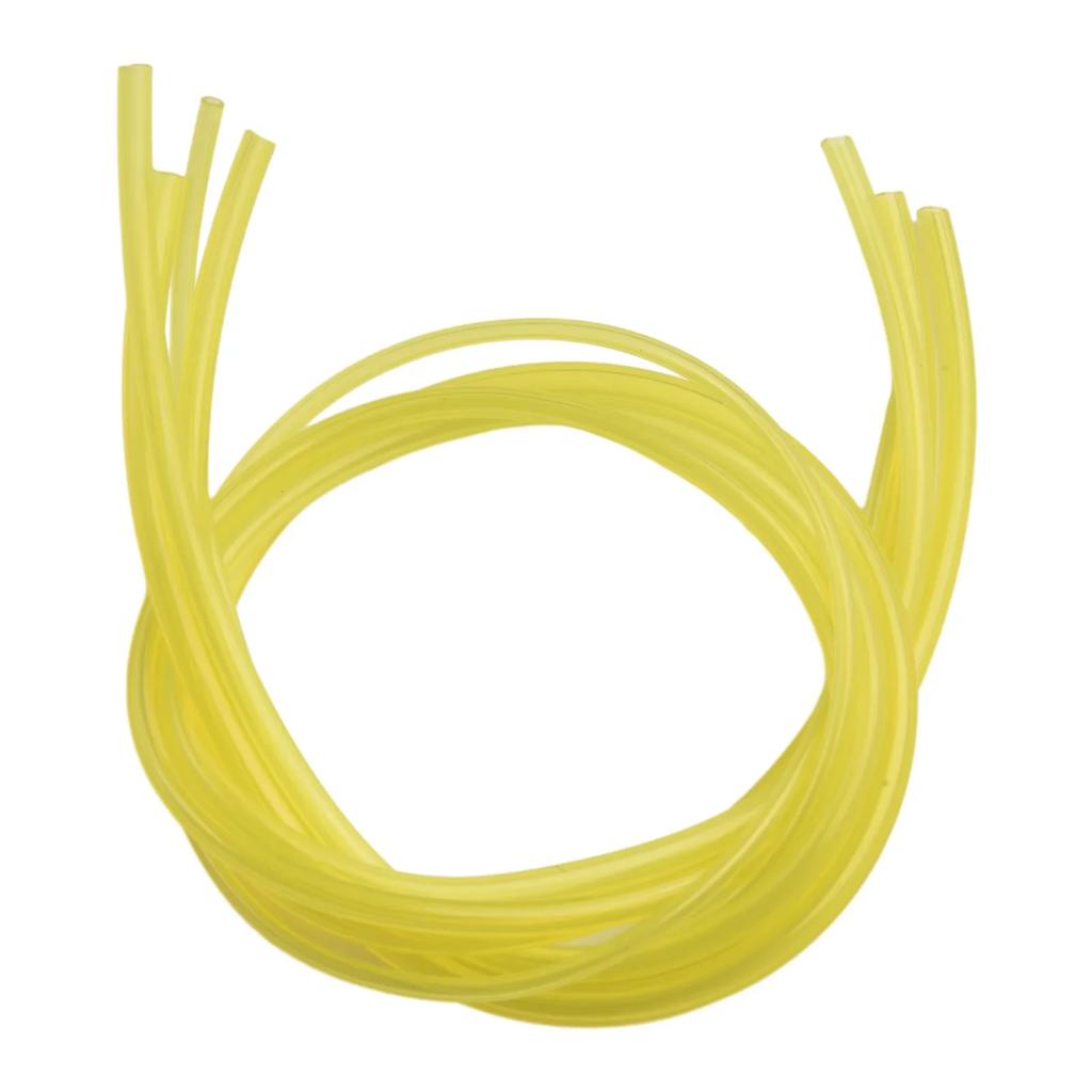 4PCS Fuel Pipes 4 Sizes Trimmer Chainsaw Blower Tools Yellow Fuel Line Hose Pipe Tubing Tools Parts Replacement Fuel Lines