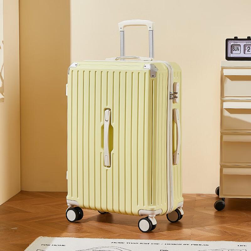 OEING Large Capacity Student Travel Suitcase with Folding Cup Holder