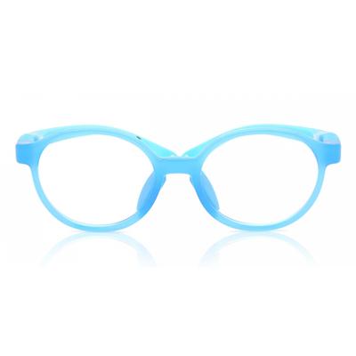 Full Rim Round Blue Smartbuy Kids Sparkle 9027 C3 Fashion Kids Eyeglasses
