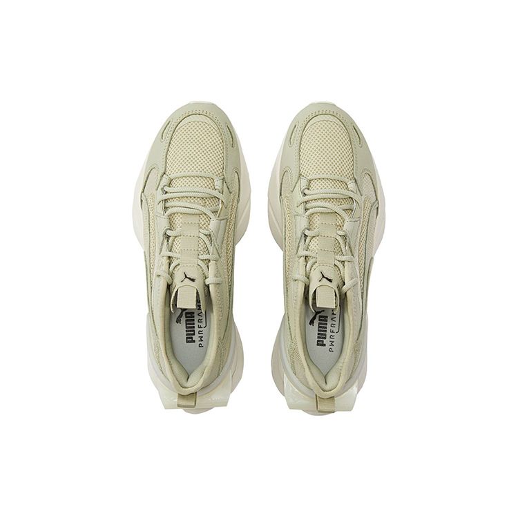 Puma Pwrframe Op-1 Lth Lightweight Comfortable Low-Top Casual Shoes Unisex Sneaker Moss-Green 384032-02