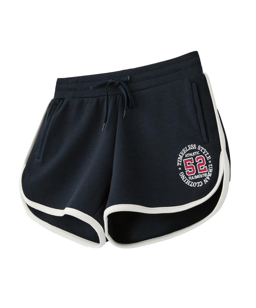 RAIMENT (W) Women'S Circle Athleisure Dolphin Shorts_Navy