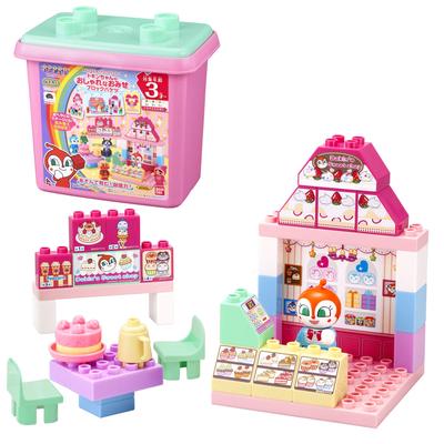 BlockLabo Block Lab Stylowe wiaderko ekspozycyjne Anpanmana Dokin-chana (docelowy wiek: 3 i więcej)