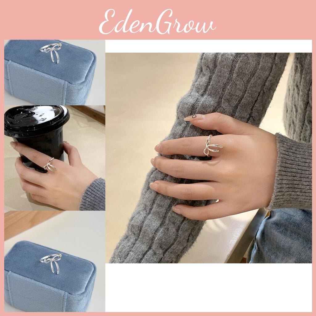 Stylish And Distinctive Silver Bow Ring For Women Perfect For Everyday Wear 2024