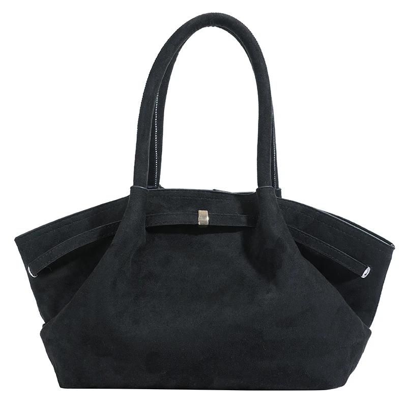 Fashi Solid Casual Luxury Leather Ladies Tote Bags High Quality Versatile Shoulder Bag for Women Simple Commute Top-Handle Bag