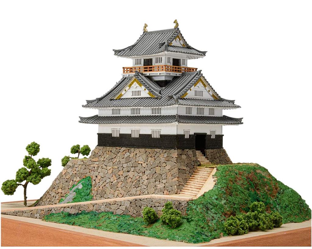 Woody Joe Gifu Castle Wooden Model Assembly Kit 1/150
