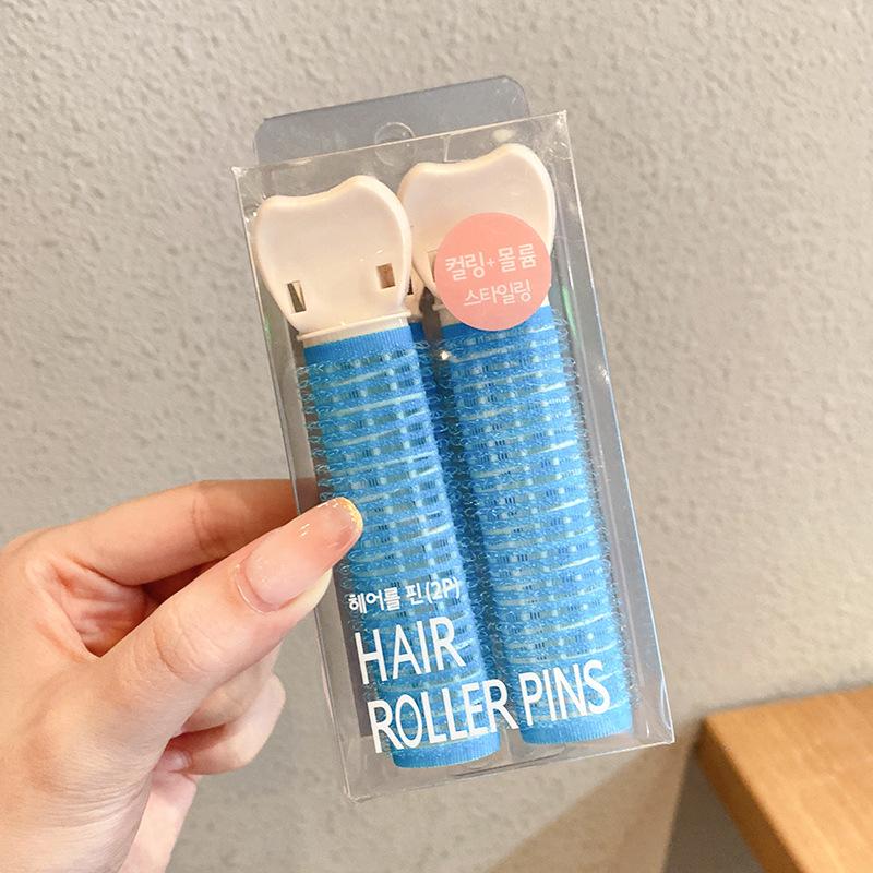 Air Bangs Curling Iron & Hair Root Clip for Fluffy Volume & No-Trace Shaping