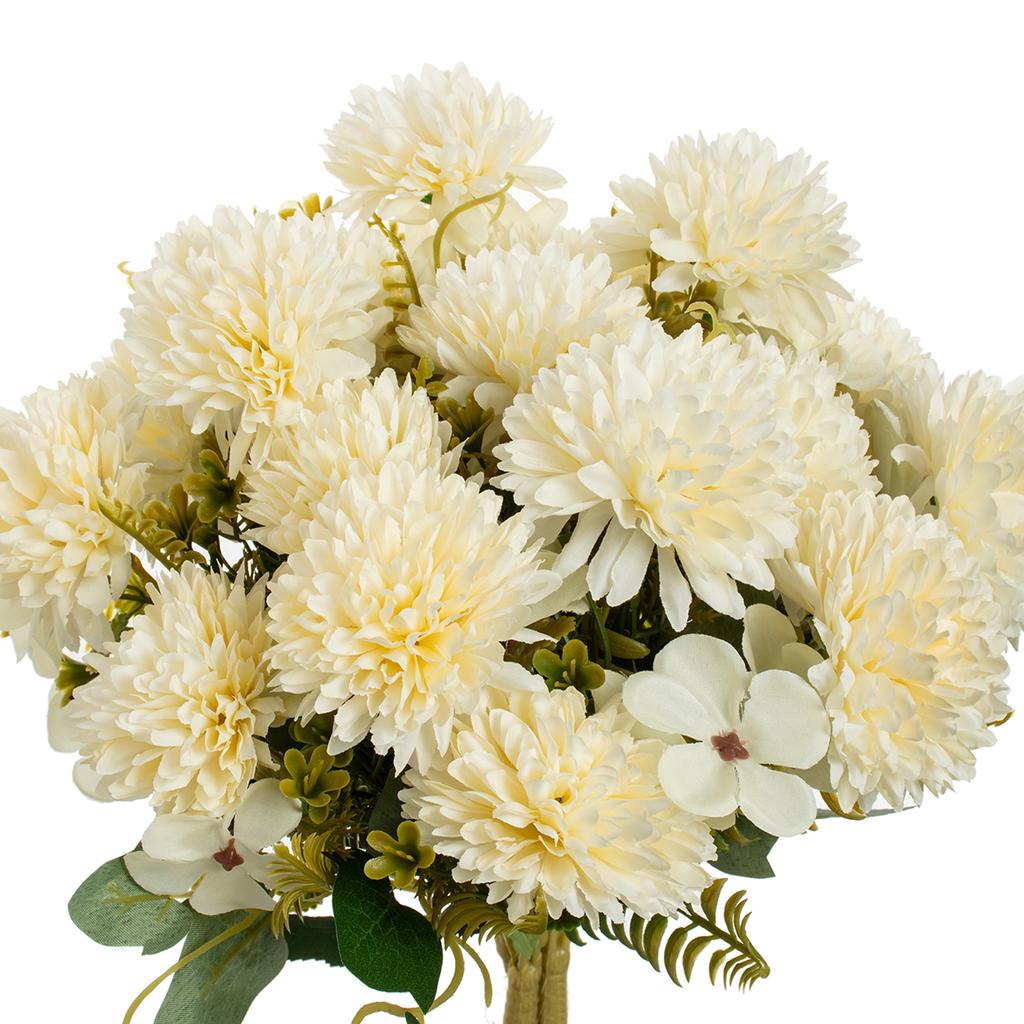 Artificial Flowers Silk Ball Chrysanthemum Outdoor Garden Wedding Bridal Bouquets Home Vase Table Wreath Festival Party Diy Gift
