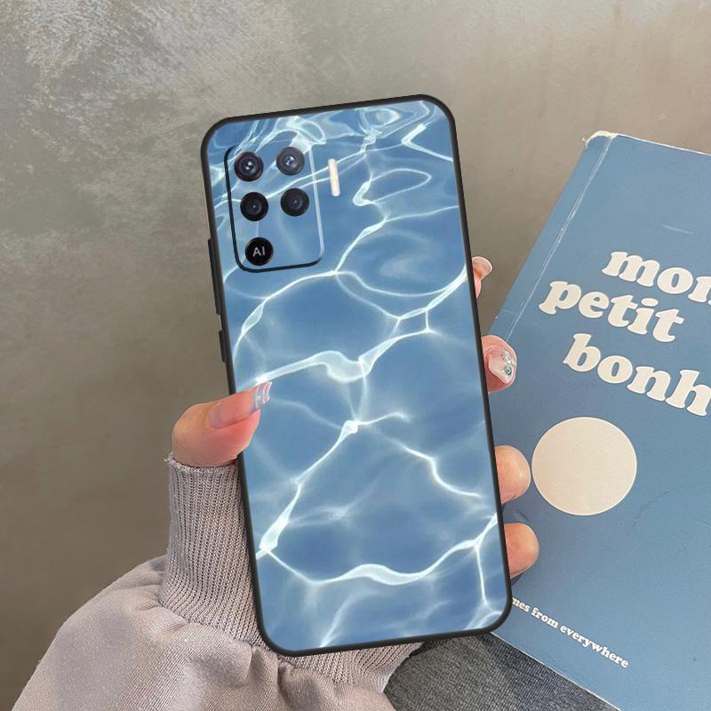 Die Wellen Meerwasser Hülle Für Oppo A74 A94 A54 A18 A38 A58 A78 A98 A40 A60 A80 A16 A76 A96 A15 A17 A77 A57S Abdeckung