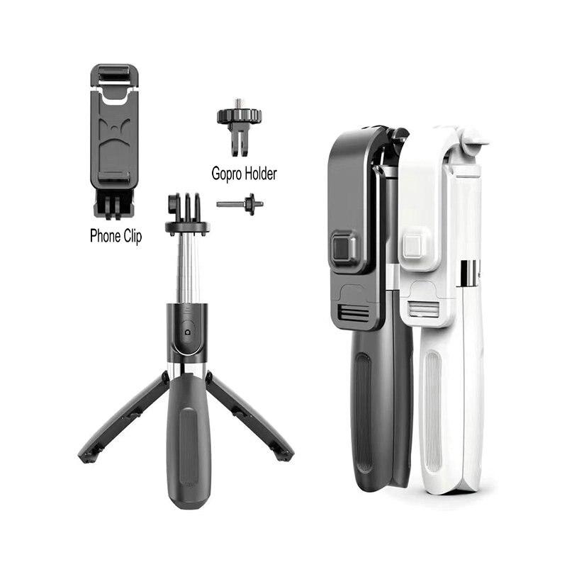 Treppiede Selfie 3-in-1 Estensibile 43 Cm Con Telecomando Per Smartphone