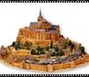 Papercraft Architecture Mont Saint-Michel World Heritage Art Kit Set Replica (35cm)