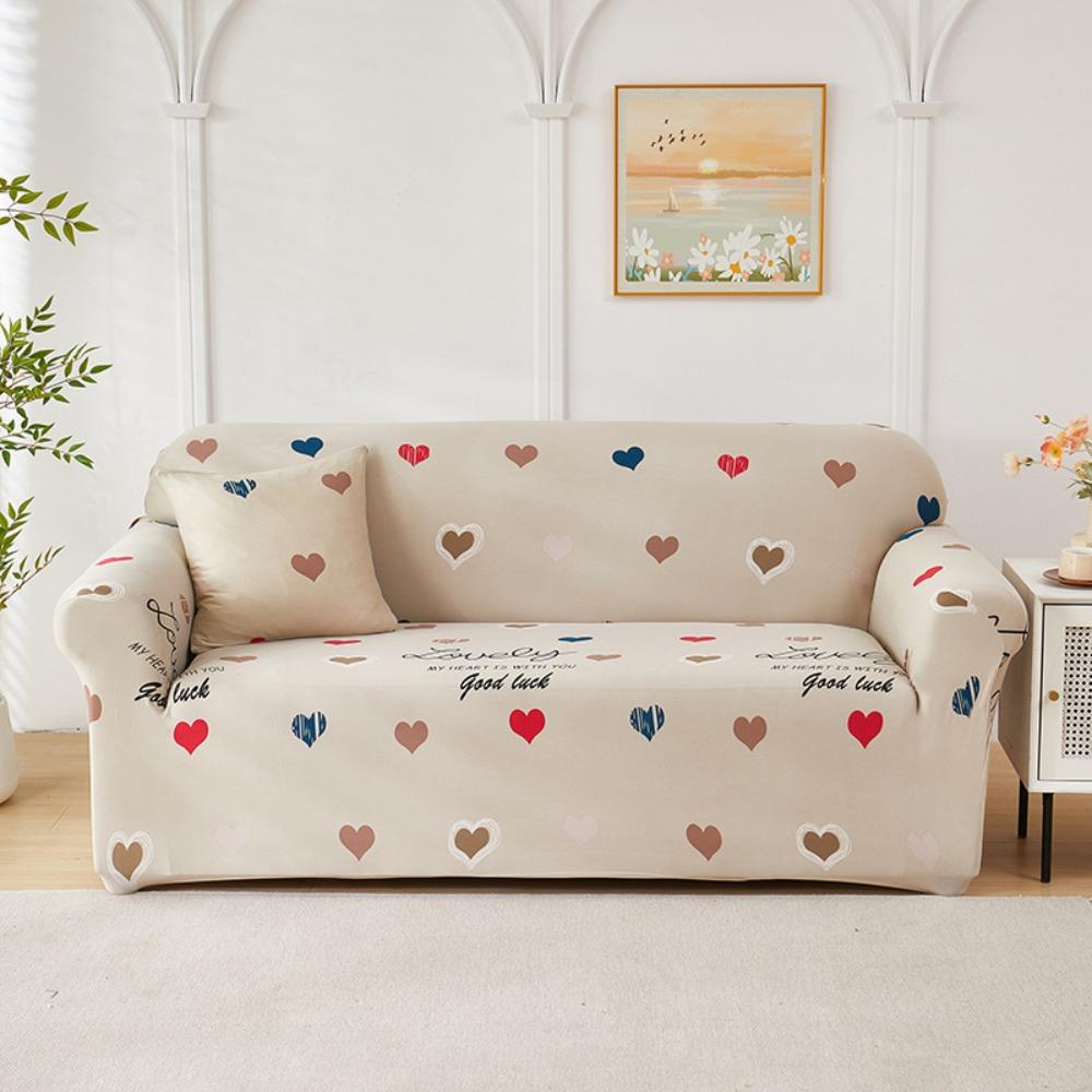 Elastic Printed Sofa Cover Universal Stretchable Slipcouch Protector Furniture Protector