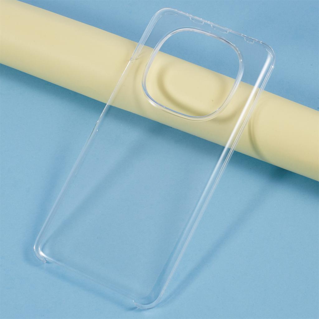 Pour Xiaomi Redmi Note 14 Pro+ 5G/14 Pro 5G/Poco X7 5G Coque Cadre TPU Arrière Acrylique Transparent Housse de Téléphone avec Film PET