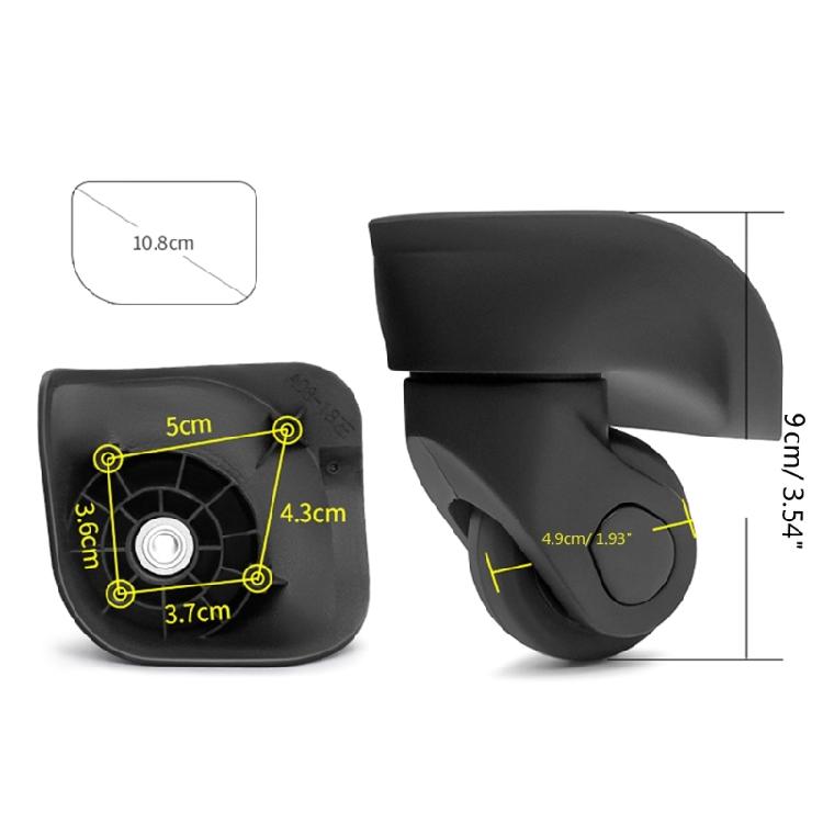Replacement Luggage Box Wheels 360 Degree Spinner Repair Kit Heavy Duty Wheels