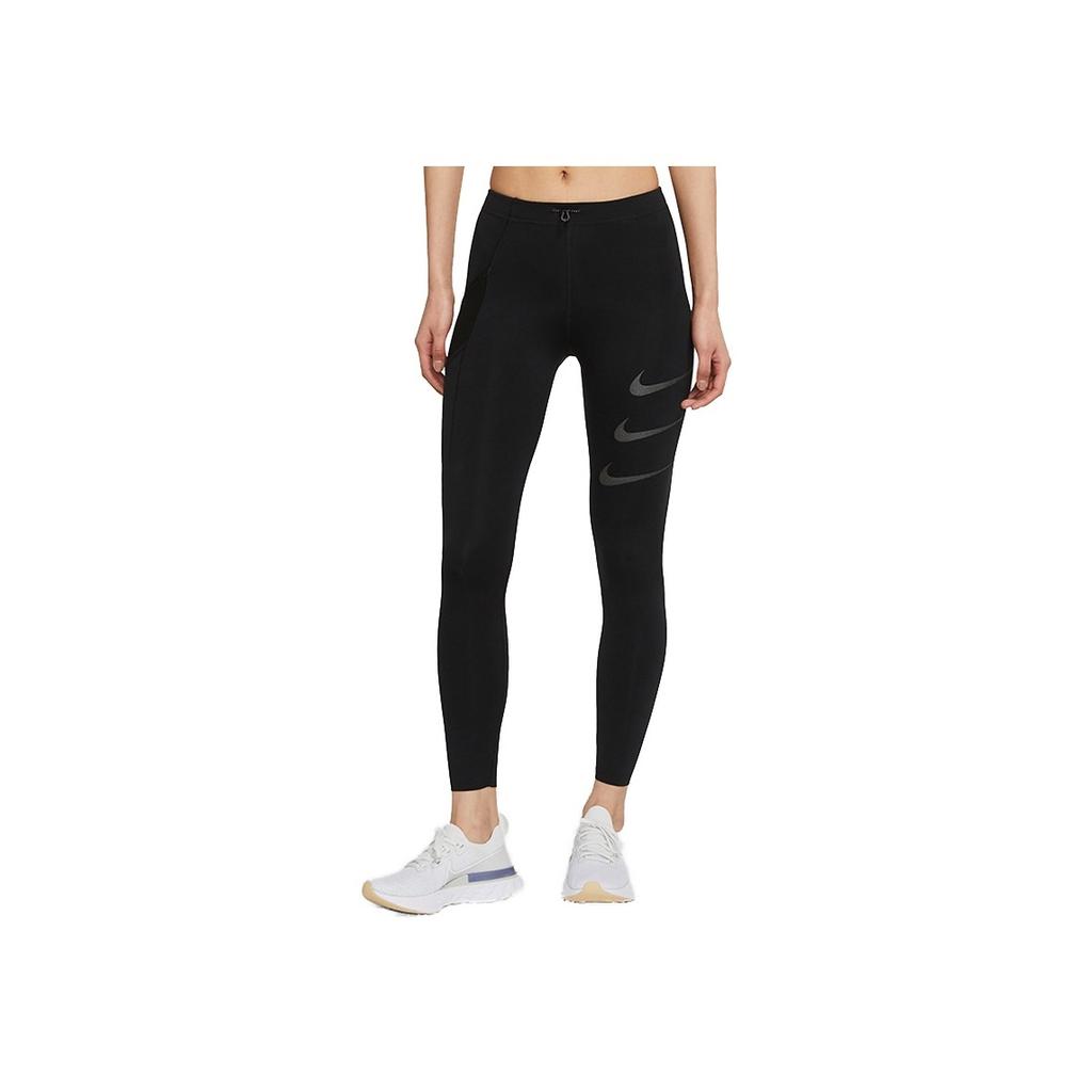Nike Epic Luxe Run Division Tištěné Rychleschnoucí Tréninkové Legíny Dámské Spodní díly Černá DA1271-010