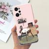Phone Case For Realme GT Neo2 5G Soft Silicone Coque Funda Cute Cat Moon Night Painting Cover For OPPO Realme GT Neo 2 GTNEO2