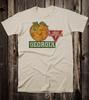 Retro Travel Tee T Shirt Souvenir Georgia State Peach Conoco Oil