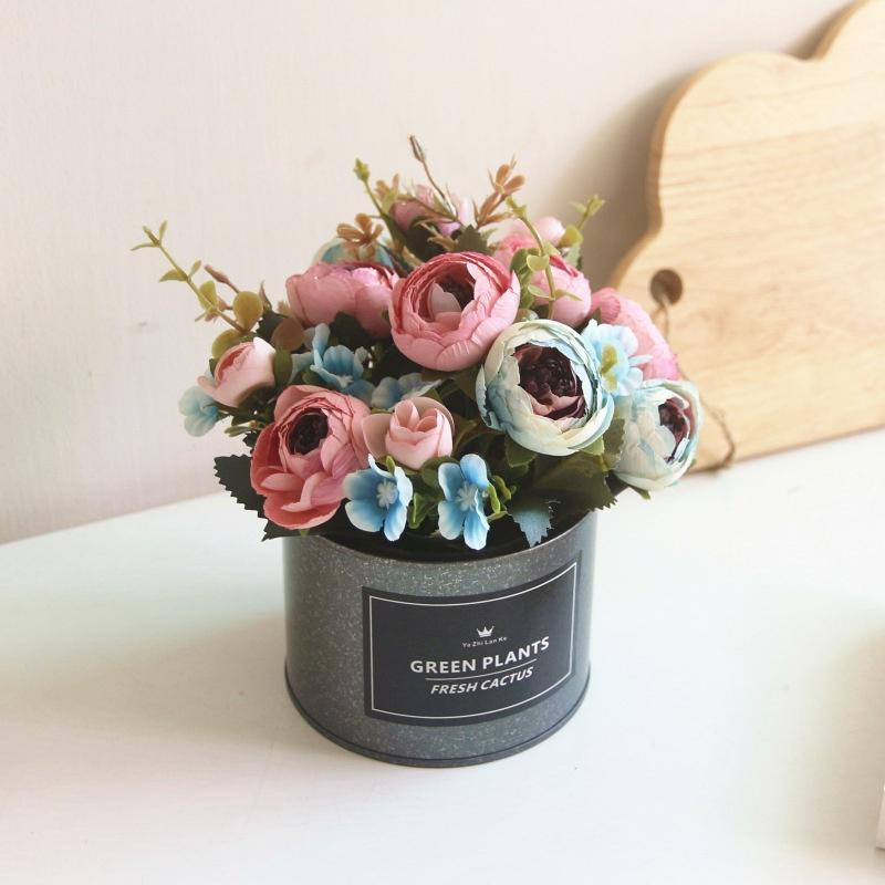 European Fake Artificial Flower Mini Bonsai Party Home Hotel Wedding Office Garden Decoration
