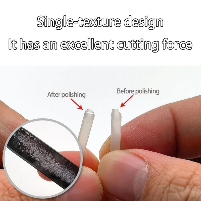 Mirror Polished Crafting File Tempered Glass Construction Ergonomic Design For Model Enthusiasts DIY Projects