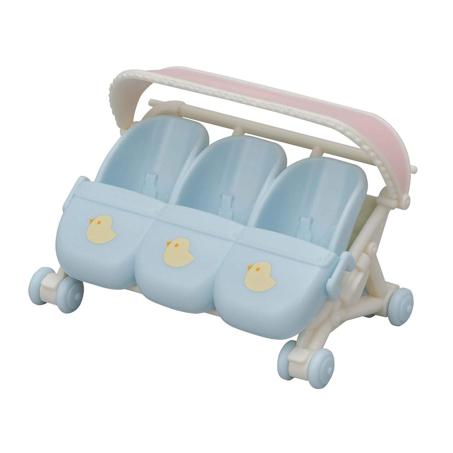 

Sylvanian Families Furniture Triplet Baby Carriage Car-217 ST Mark Certification 3 Years Up Toy Dollhouse EPOCH