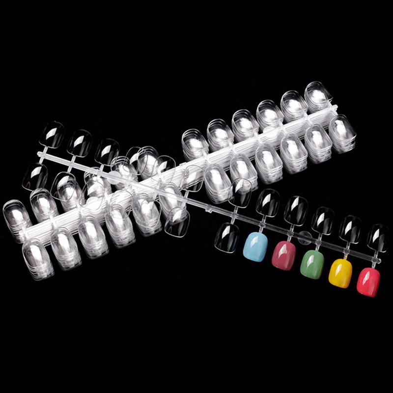 240Pcs False Nail Tips Color Card Practice Display Showing Shelf Manicure Tool
