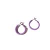 Orecchini Viola Orecchini Orecchini di Alta Gamma Orecchini di Design di Nicchia da Donna Orecchini a Bottone di Lusso Leggero Accessori
