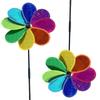 Flower Windmill Wind Spinner Stake Outdoor Decor for Your Patio and Lawn Rotating Sunflower Wind Spinner Stake Garden Decor