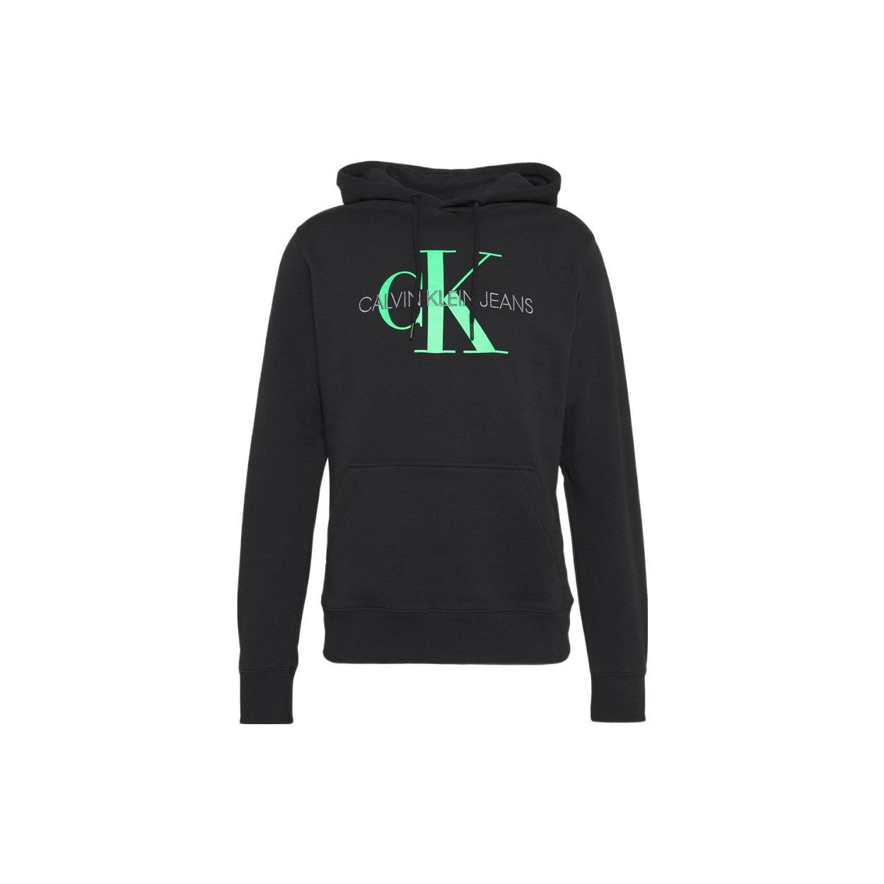 Calvin Klein Logo Print Pullover Casual Hoodie Men hoodies Black J30J314557-BEH S