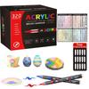Children's DIY Acrylic Marker Set - Soft Tip, Quick-Dry, Colorful Watercolor Pens for Art and Journaling