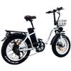 Drvetion CT20 20" Step-Through E-Bike 750W 48V10/15/20Ah City E-Bike, Foldable Design, Basket & Rear Rack for Daily Commuter & Outdoor Use