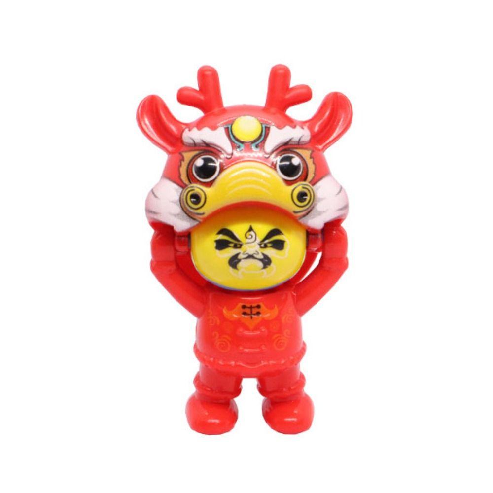 5pcs Face Painting Dolls Lion Dance Face Changing Doll Face Changing Toys  Kids Playing Supplies