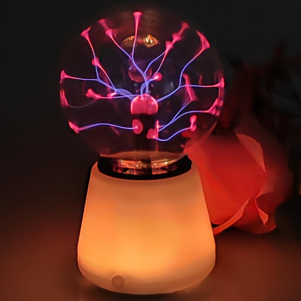 5v Plasma Sphere Ambient Light USB Charging Touch Sensitive Static Ball Lamp Colorful Night Light Desktop Bedroom Decoration