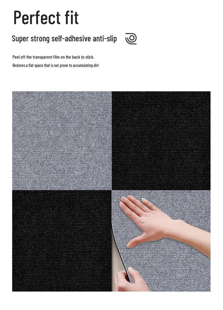 Large Non-Slip Soundproof Carpet for Living Room, Bedroom, and Office