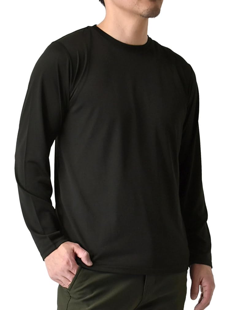 

Aluge Cation Dry Long Sleeve with Moisture Quick Cooling and UV Available in or Crew Sizes B7J and Crew 00 T-Shirt Wicking, Drying, Touch, Protection.