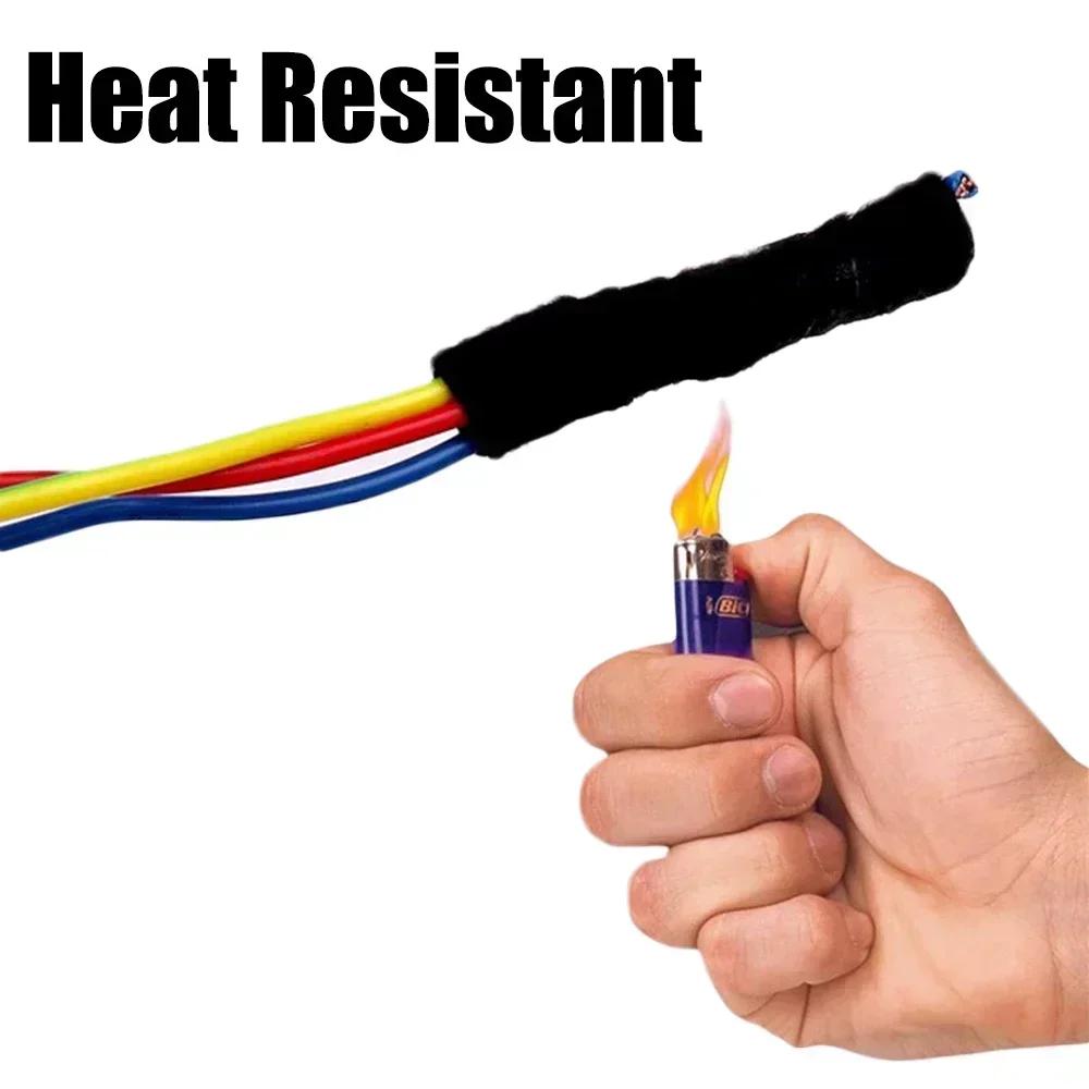 Black Cloth Wire Harness Tape Heat-resistant Insulating Electrical Tapes Automotive Wiring Bundle Cable Wrap Self Adhesive Tape