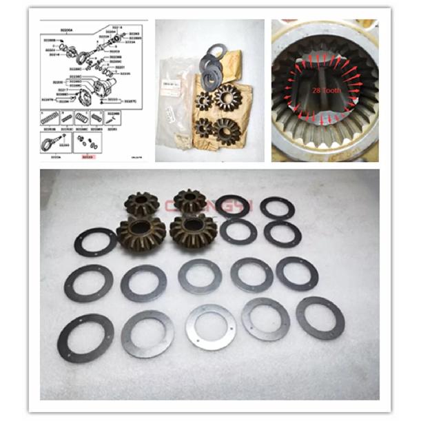 Front Differential Planetary Gear Repair Kit Half Shaft Gear For Pajero Montero K96W KH6W V33W V43W V63W V73W V93W V97W MB527945