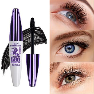1pc Mascara Extreme Big Volume 5D Effect Waterproof Long-Lasting Clump-Free Natural Eyelash Makeup