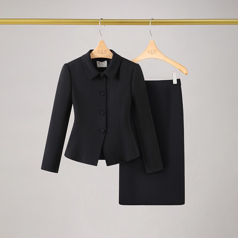 

High-End Women s Slimming Suit Skirt Set for Autumn/Winter Business & Formal Wear L