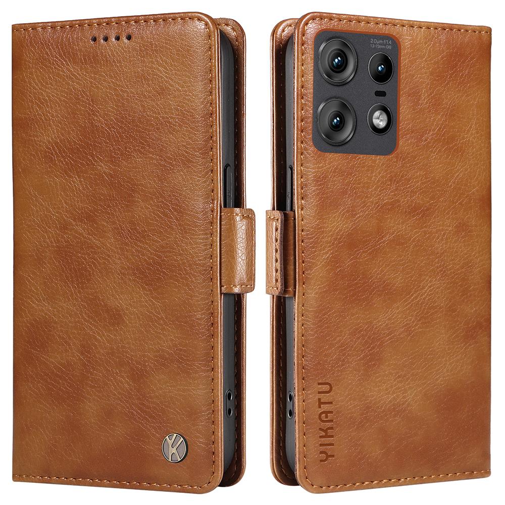 YIKATU YK-007 For Motorola Edge 50 Pro 5G Case Litchi Texture Phone Leather Cover