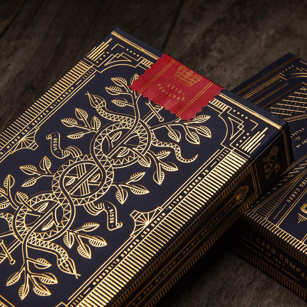 Black Monarch Playing Cards Designed by Theory11 Printed by Bicycle