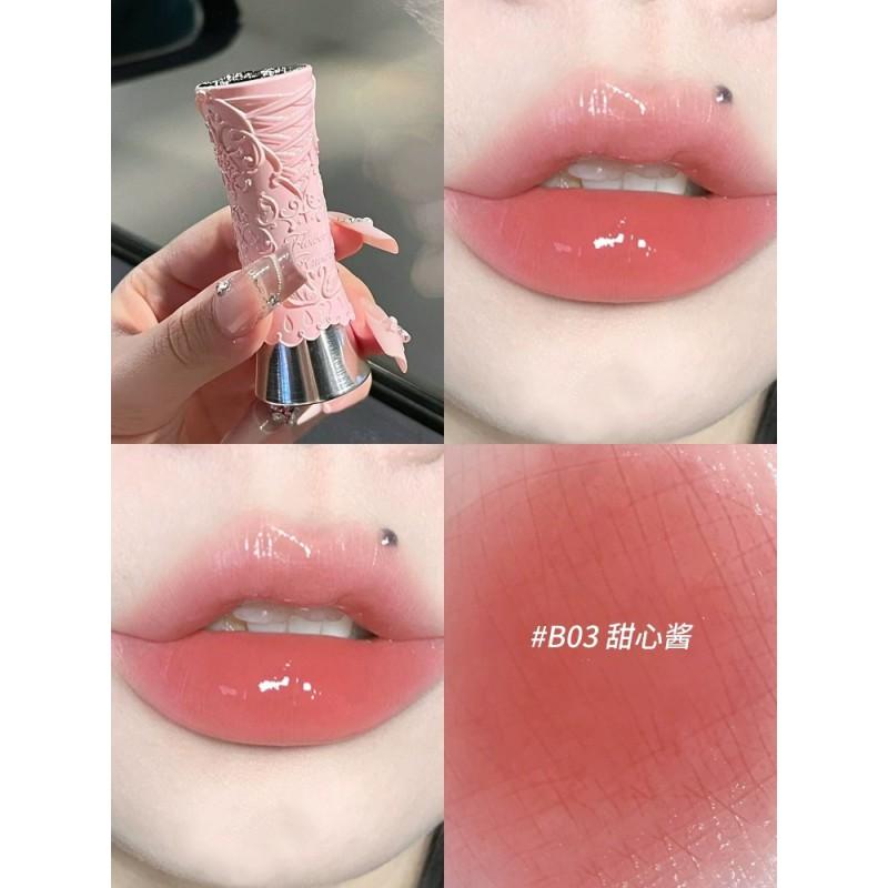 Flower Knows Swan Ballet Lip Gloss Blush Eyeshadow Brush Puff Set Women