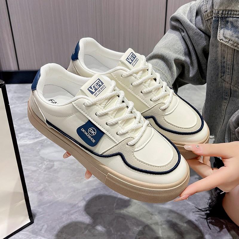 Autumn Thin White Shoes Women's New Flat Popular Leisure Sneakers Sneakers